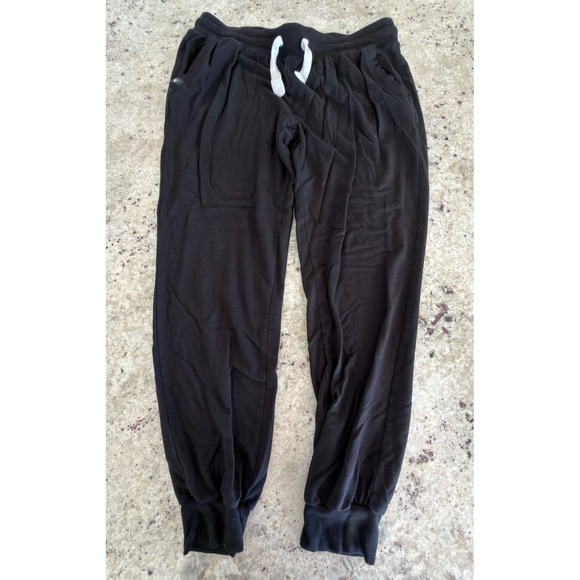 Glyder Pants - Glyder Black Jogger Sweatpants Medium Drawstring Athleisure